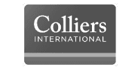 Colliers International logo in black and white