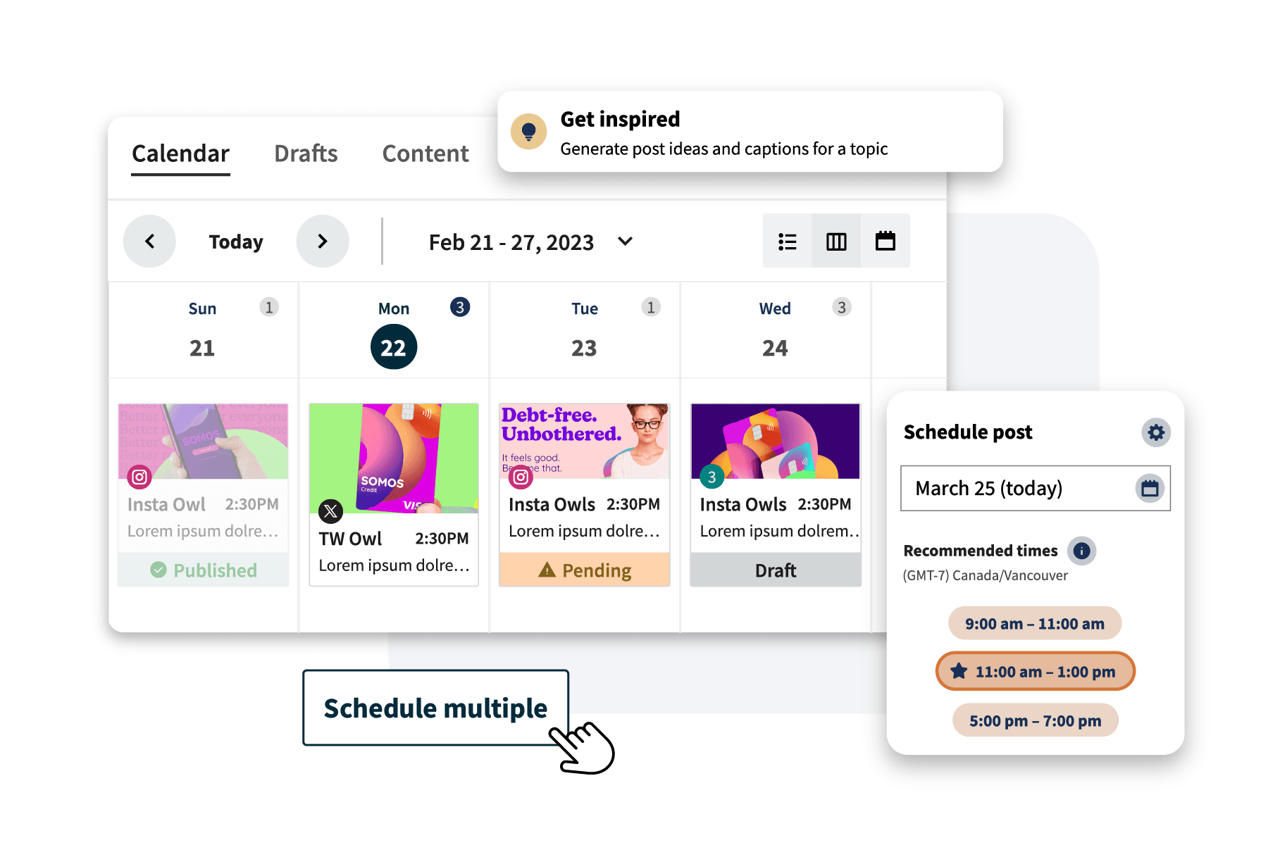 Hootsuite bulk scheduling